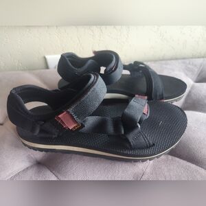 Teva Womens' Black Sandals